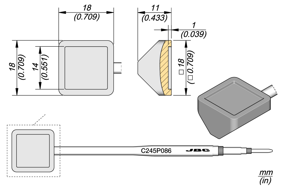 C245P086 - Component Hot Plate 1 Chambers